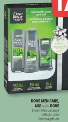 Familiprix DOVE MEN CARE, Selected gift sets offer