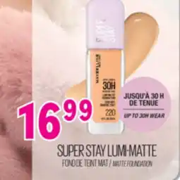 Familiprix MAYBELLINE NEW YORK, Selected mascaras offer