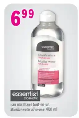 Familiprix ESSENTIEL Micellar water all-in-one, 400 ml offer