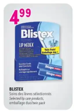 Familiprix BLISTEX, Selected lip care products, twin pack offer