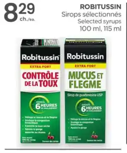 Proxim ROBITUSSIN Selected syrups offer