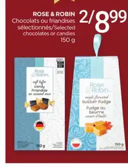 Proxim ROSE & ROBIN Selected chocolates or candies offer