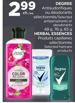 Proxim DEGREE, HERBAL ESSENCES offer