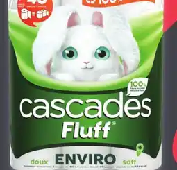 Proxim CASCADES FLUFF Strong bathroom tissue offer