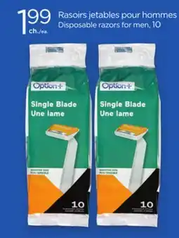 Proxim OPTION+ Disposable razors for men offer