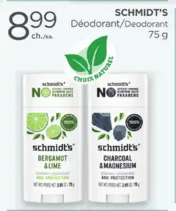 Proxim SCHMIDT'S Deodorant offer