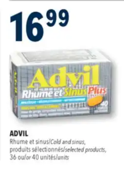 Familiprix ADVIL selected products, 40 units offer
