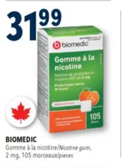 Familiprix BIOMEDIC, Nicotine gum, 2 mg, 105 pieces offer