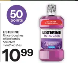 Brunet LISTERINE Rince-bouches sélectionnés offer