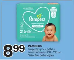Brunet PAMPERS Lingettes pour bébés sélectionnées offer