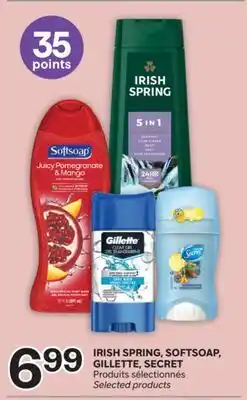 Brunet IRISH SPRING, SOFTSOAP, GILLETTE, SECRET Produits sélectionnés offer