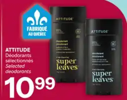 Brunet ATTITUDE Déodorants sélectionnés offer