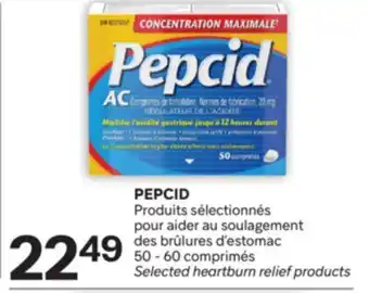 Brunet PEPCID Produits sélectionnés pour aider au soulagement des brûlures d'estomac offer
