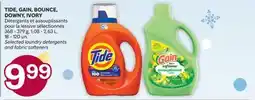 Brunet TIDE, GAIN, BOUNCE, DOWNY, IVORY Détergents et assouplissants pour la lessive sélectionnés offer