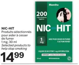 Brunet NIC-HIT Produits sélectionnés pour aider à cesser de fumer 1 mg offer