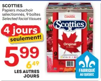 Brunet SCOTTIES Papiers mouchoir sélectionnés offer