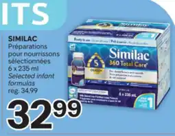 Brunet SIMILAC Préparations pour nourrissons sélectionnées offer