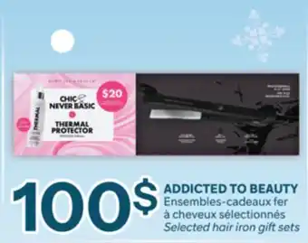 Brunet ADDICTED TO BEAUTY Ensembles-cadeaux fer à cheveux sélectionnés offer
