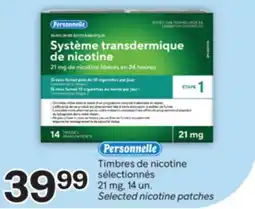 Brunet PERSONNELLE Timbres de nicotine sélectionnés offer