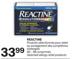 Brunet REACTINE Produits sélectionnés pour aider au soulagement des symptômes d'allergies offer