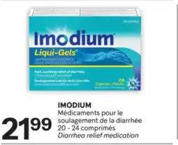 Brunet IMODIUM Médicaments pour le soulagement de la diarrhée offer