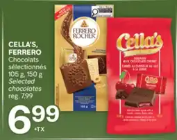 Brunet CELLA'S, FERRERO Chocolats sélectionnés offer