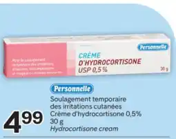 Brunet PERSONNELLE Soulagement temporaire des irritations cutanées Crème d'hydrocortisone 0,5% offer
