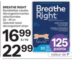 Brunet BREATHE RIGHT Bandelettes nasales décongestionnantes sélectionnées offer