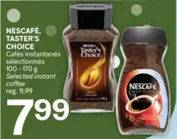 Brunet NESCAFÉ, TASTER'S CHOICE Cafés instantanés sélectionnés offer