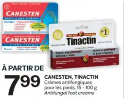 Brunet CANESTEN, TINACTIN Crèmes antifongiques pour les pieds offer