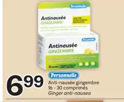 Brunet Personnelle Anti-nausée gingembre 16-30 comprimés offer