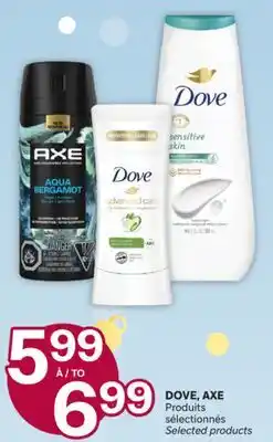Brunet DOVE, AXE Produits sélectionnés offer