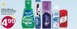 Brunet CREST, ORAL-B, OLD SPICE, SECRET Produits sélectionnés offer