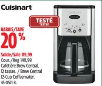 Canadian Tire Brew Central 12-Cup Coffeemaker offer