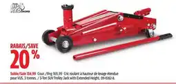 Canadian Tire Torin Big Red Jacks 3-Ton SUV Trolley Jack with Extended Height offer