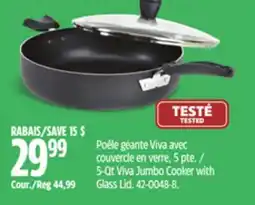 Canadian Tire 5-Qt Viva Jumbo Cooker with Glass Lid offer