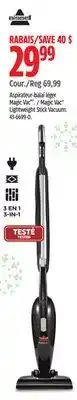 Canadian Tire Bissell Magic Vac Lightweight Stick Vacuum offer