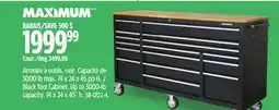 Canadian Tire Maximum Black Tool Cabinet offer