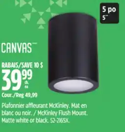 Canadian Tire McKinley Flush Mount offer