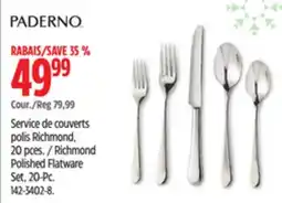 Canadian Tire Richmond Polished Flatware Set offer