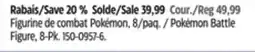 Canadian Tire Pokémon Battle Figure, 8-Pk offer