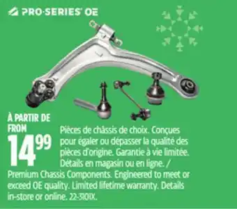 Canadian Tire Premium Chassis Components offer