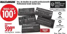 Canadian Tire Professional Grade Socket Sets offer