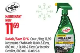 Canadian Tire Quick & Easy Car Interior Detailer offer