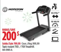 Canadian Tire T101 Treadmill offer