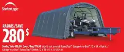 Canadian Tire Garage-in-a-Box RoundTop Shelter, 12 x 24 x 8´ h offer