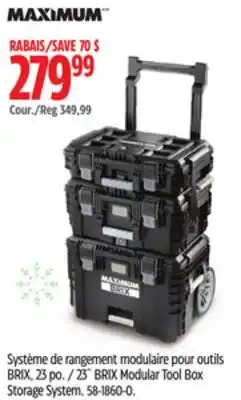 Canadian Tire 23˝ BRIX Modular Tool Box Storage System offer