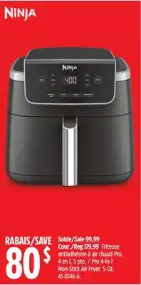 Canadian Tire Pro 4-in-1 Non-Stick Air Fryer, 5-Qt offer