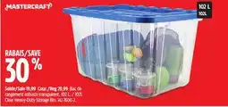 Canadian Tire 102L Clear Heavy-Duty Storage Bin offer