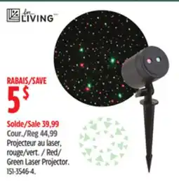 Canadian Tire Red/ Green Laser Projector For Living offer